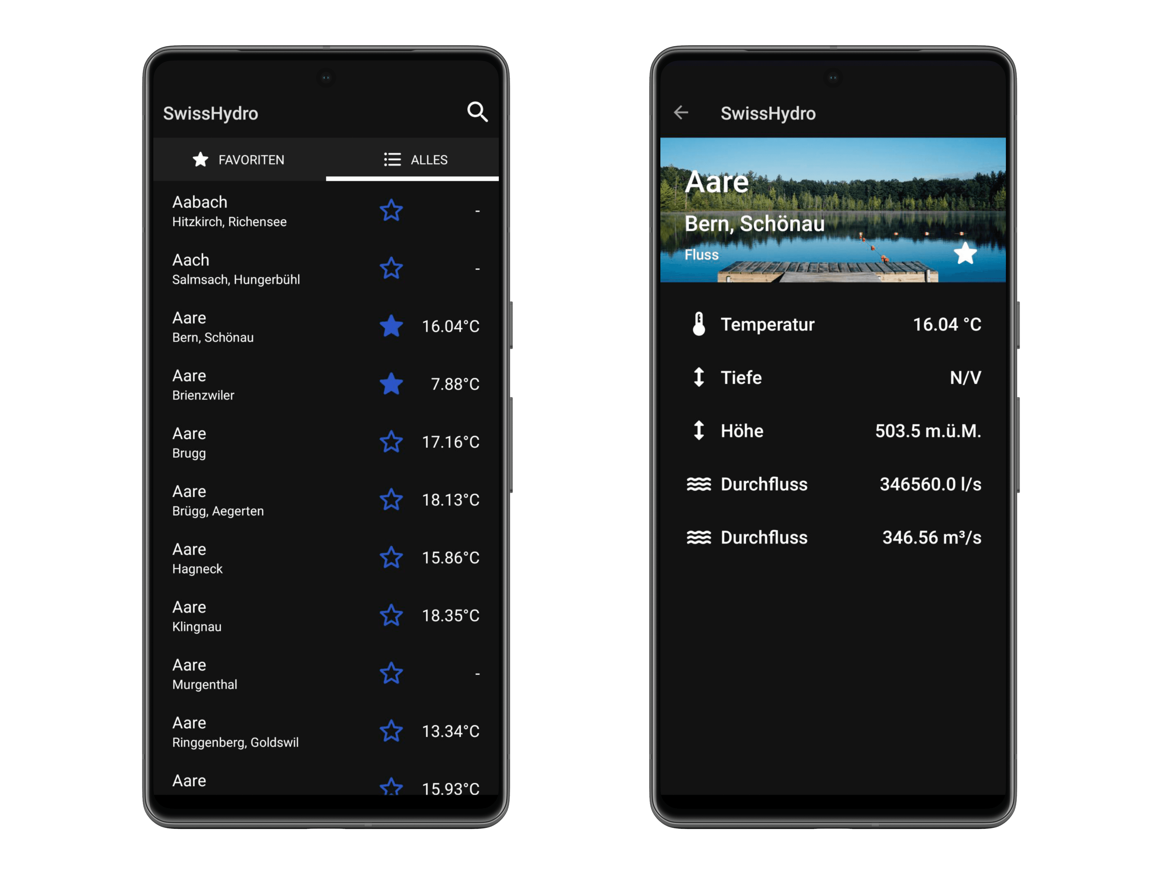 Swiss Hydro project screenshot